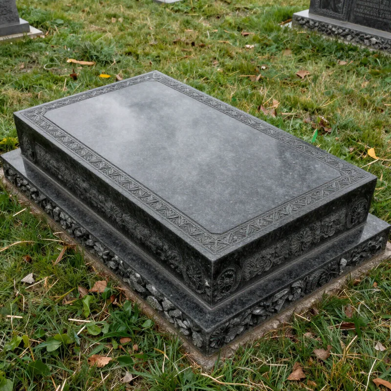 Full grave ledger memorial by SBK Monument Shop