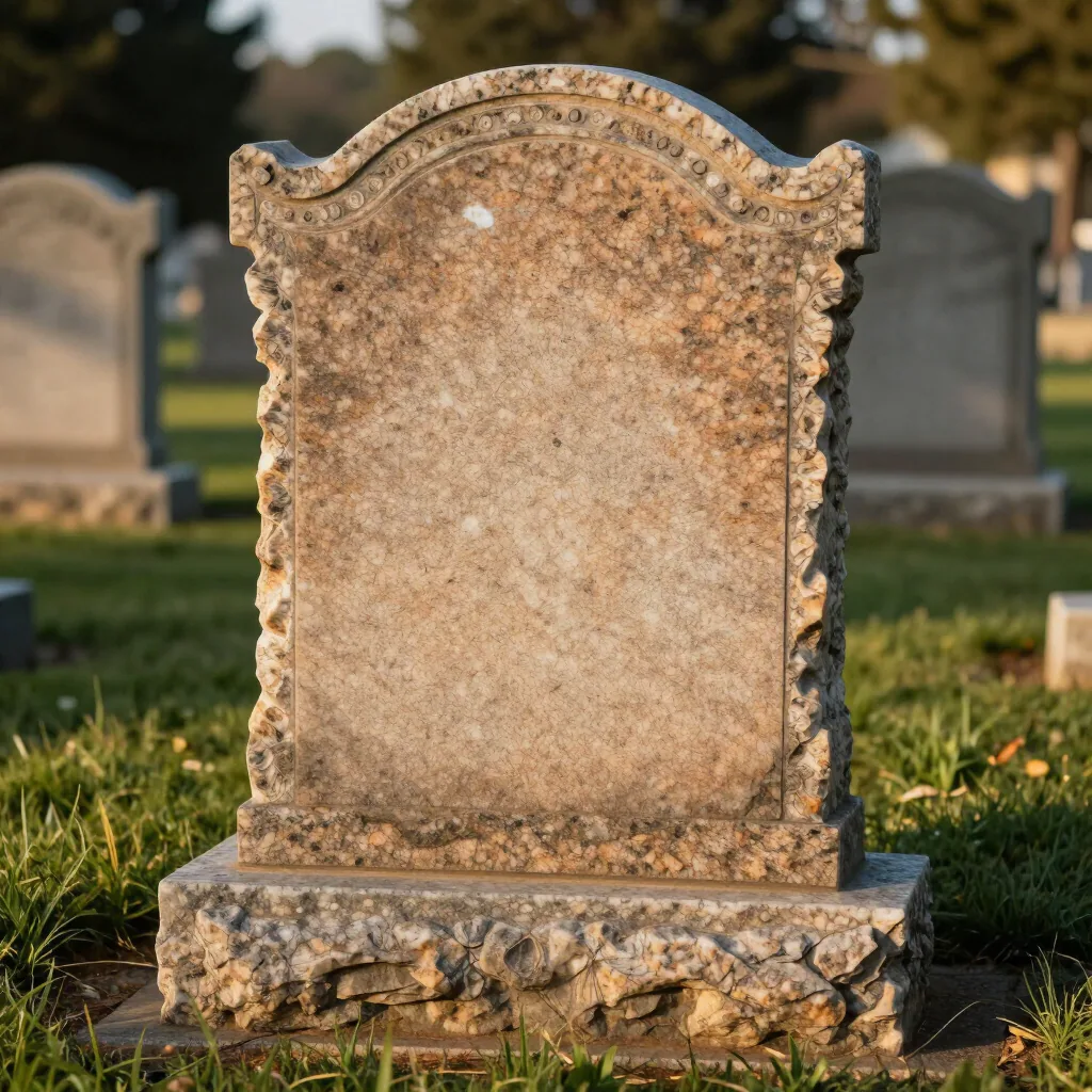 Upright Headstones example by SBK Monument Shop